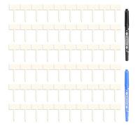 62Pcs Plant Labels for Outdoor Plants, Wooden Garden Markers for Herbs Seed Flowers Vegetables, Plant Tags & Markers Set for Gardening Enthusiasts