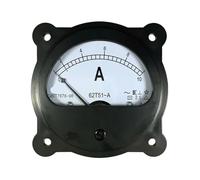 62t51pointer AC Ammeter Black Circular Ac5a 10A 20A 30A 50A 75 / 5A 100 150 CT Transformer Marine 1Pcs(AC 200-5A)