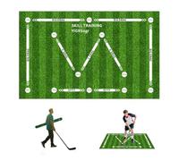 (63 * 39IN) Premium Field Hockey Training mat, Perfect Ball Control and Drag Ball Hockey Training Equipment for Indoor and Outdoor Practice, Improve Skills, The Best Gift for Hockey Training