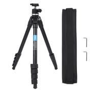63.4inch Camera Tripod with 360° Panorama Ball Head, Lightweight Travel Outdoor DSLR Tripods, Professional Aluminum Camcorders Video Tripod Stand, Low Angle