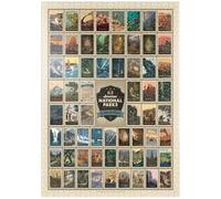 63 American National Parks: By Kenneth Crane - Premium 1000 pieces Puzzle - MyPuzzle special collection from Anderson Design Group