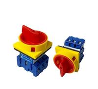 63 Amp 690V Isolator Switch 3P Main Motorized Rotary Pad Lock On-Off Power Switches YMD11-63A Replace LW30
