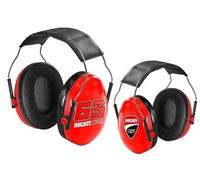 63 Bagnaia Earmuffs - Ducati Dual Line, Unisex, One Size, Red