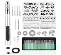 63 Pcs Electric Engraving Tool Kit USB Rechargeable Mini Engraving Pen