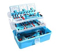 63-Piece Electromagnetic Experiment Set, Middle School Physics Experiment Equipment, Detachable and Easy to Assemble, Suitable for Teaching, Research and Experiments