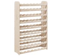 (63 piece) vidaXL Wine Rack with Top Board Wine Shelf Wine Bottle Holder Solid Wood Pine