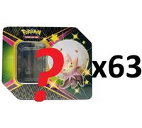63 x EMPTY Random Pokemon Large / Jumbo Tin