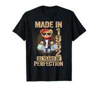 63 Year Old Made in 1962 Teddy Bear 63rd Birthday Women T-Shirt