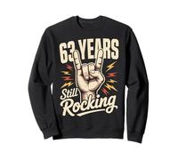 63 Years Still Rocking 63rd Birthday Funny 63 Birthday Sweatshirt