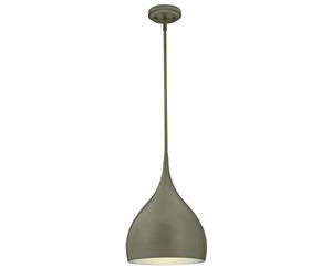 63293 One-Light Indoor Pendant, Matte Grey Finish