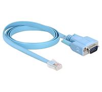 63353 Cable D-Sub 9pin Male, RJ45 Male PVC 1m Blue DELOCK