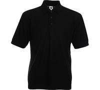 63402036XL - Fruit of the Loom Classic Poloshirt Schwarz,XL