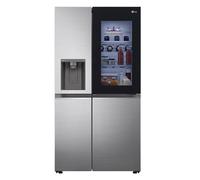 LG InstaView GSXV80PZLE side-by-side refrigerator Freestanding 635 L E Silver