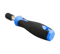635Mm Hex Selflocking Screwdriver Handle Having Magnetic Bit Holder 1/4 Inch Quick Release Adapter Chrome Vanadium Steel Nonslip Grip Gadget for Furniture Plus Appliance Repair(Blue Black)