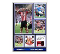 (637) Dan Ballard Sunderland Signed A4 Photograph (21 X 297 CM) Art Work Wall Art Display Great Gift Idea (REPRINT) #####