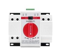 63A 125A 2P 4P ATS PV Dual Power Automatic Transfer Switch AC230V 400V 50 60Hz Type MCB Auto Manual Sal Switches Circuit Breaker(2P 125A 220V)