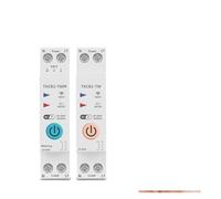 63A 1P+N Smart Switch Meter KWh Metering Monitoring Circuit Breaker Timer Relay 110VAC 230VAC AUOQKQUT(TXCB2-TWM metering,63A)