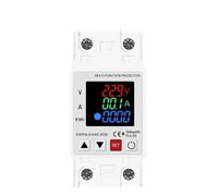 63A 230V 3IN1 Display Adjustable Over Voltage And Under Voltage Protective Device Protector Relay Over Current Protection Limit
