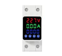 63A 230V 3IN1 Display Din Rail Adjustable Over And Under Voltage Protective Device Protector Relay
