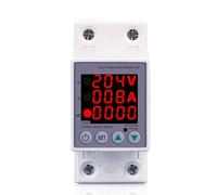 63A 230V 3IN1 Display Din Rail Adjustable Voltage Device Protector Relay 1Pcs