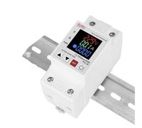 63A 230V Din Rail 3IN1 Display Adjustable Over Voltage Current and Under Voltage Protective Device Protector Relay 220V