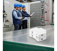 63A 230V DIN Rail Mount 3-in-1 Voltage & Current Protector for Relay with Digital Display (Over/Under Voltage + Over Current), Adjustable Trip Settings