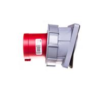 63A 5P 400V Slant Panel Plug Red POWER TWIST 735-6