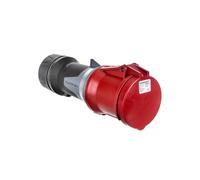 63A 5P 6h 400V Portable Socket Red PowerTOP Xtra 14112