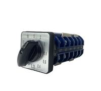 63A 6 Poles 10 Positions Cam Switch Changeover Rotary Combination Knob Master Control Circuit 22 Terminals LW28 LW26-63/6 IDGTTLDF