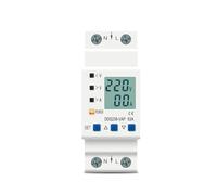 63A 80A 110V 230V Din rail adjustable over under voltage protective device protector current limit protection Voltmeter BIANMTSW(80A Bottom input)