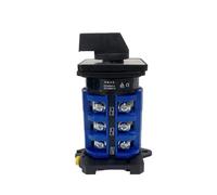 63A DIN Rail Mounted Conversion Selector LW26-63/3 Three Poles Rotation Selection Control Circuit DIY Cam Switch IDGTTLDF(MAN OFF AUTO)