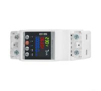 63A Intelligent MCB with Overvoltage Protection for Tuya Smart Home - Auto Reset Breaker DIN Mount