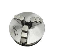 63mm 2.5” 3-Jaw Manual Miniature Self-Centering Chuck K01-63 Threaded mounting.