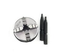 63mm 2.5" Chuck 4 Jaw Manual Self-Centering Chuck Fit for Sanou K02-63 for CNC Woodworking