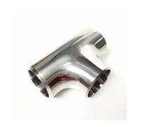 63mm 2.5" Pipe OD Butt Thicken 3mm Tee 3 Way Splitter SUS 304 Stainless Steel Fitting Spliter Homebrew Beer Wine