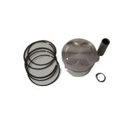 63mm 4V 4 Valve Piston with Ring Set (15mm Pin) Compatible with Scooter ATV GY6 125 150 152QMI 1P52QMI 157QMJ 1P57QMJ GP110 Universal