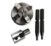 63mm Chuck 4 Jaw Manual Self-Centering Chuck K02-63 with Connecting Rod Connector for CNC Woodworking(K02-63 Tail hole10mm)