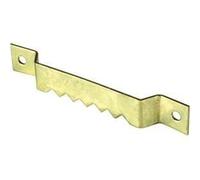 63mm SAWTOOTH HANGERS - - BRASS FINISH COMPLETE WITH SCREWS - FREE POST by Ikon Picture Hooks