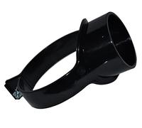 63mm Soil Pipe Strap on Boss - Black
