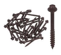 63mm Timber Sleeper Wood Screws For Railway Sleepers Hex Head Brown 30pc