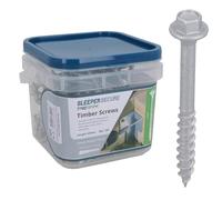63mm Timber Sleeper Wood Screws For Railway Sleepers Hex Head Silver 150pc