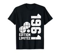 63rd Anniversary Vintage 1961 Limited Edition Petanque T-Shirt