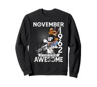 63rd Birthday Bear Legends November 1962 63 Years Old Men Sweatshirt