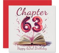 63rd Birthday Cards for Women and Men, Start of Another Chapter