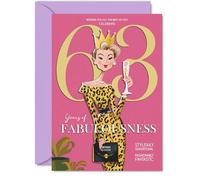 63rd Birthday Cards for Women, Years Of Fabulousness