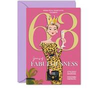 63rd Birthday Cards for Women, Years Of Fabulousness
