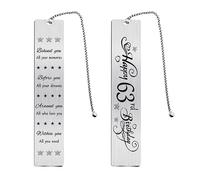 63rd Birthday Gift for Men Women, Happy 63 Years Old Birthday Bookmark 1963