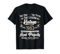 63rd Birthday Gift Vintage 1963 Men Funny 63 Years Old 1963 T-Shirt