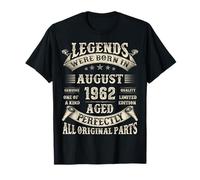 63rd birthday Gifts for Men 63 Years Old Bday August 1962 T-Shirt