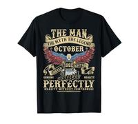 63rd Birthday Gifts October 1962 Men Funny 63 Years Old T-Shirt